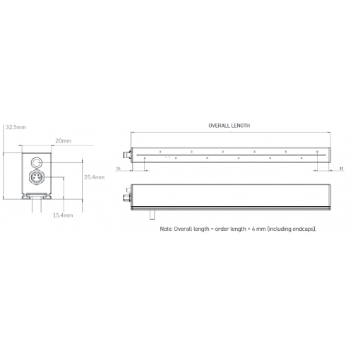 Ionizačná lišta Fraser Anti-Static 3024L 1000mm